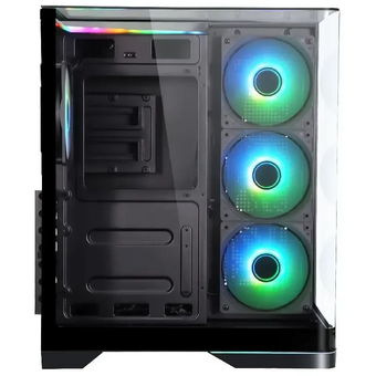  Корпус Eurocase A2751 черный, без БП, ATX, боковая и фронтальная панель из закалённого стекла, USB 3.0, USB Type-C 