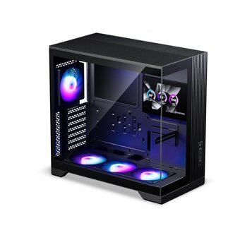  Корпус PHANTEKS XT V5-LCD, Black (PH-XT525VL_DBK01), 7" LCD Screen, 1x120mm + 1x360 ARGB Fan, Tempered Glass, ATX 