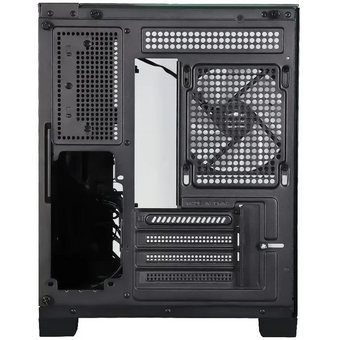  Корпус Eurocase M2751 черный, без БП, mATX, боковая и фронтальная панель из закалённого стекла, USB 3.0, USB Type-C 
