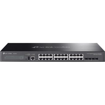  Коммутатор TP-Link SG5428X Omada 24-портовый гигабитный стекируемый управляемый уровня L3, 24х1Гбит/с, SFP+ 4х10Гбит/с 