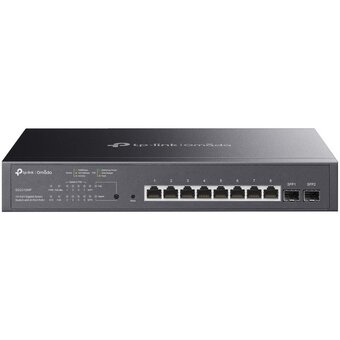  РоЕ-коммутатор TP-Link SG2210MP Omada 8-портовый гигабитный управляемый Smart с 2 SFP-слотами 