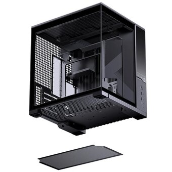  Корпус JONSBO D34 Black, mini-ITX, mATX, черный 