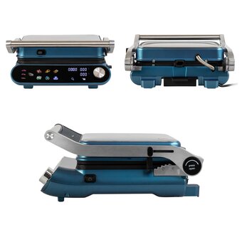  Гриль ENDEVER Grillmaster-255 silver/blue 