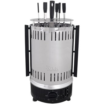  Электрошашлычница VLK Palermo-6600 стальной/черный 