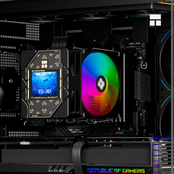  Кулер Thermalright Peerless Assassin 120 Vision ARGB Black LGA115X/1200/1700/1851AM4/AM5 (Dual Tower, 2x120mm ARGB PWM Fan, медное основание) 