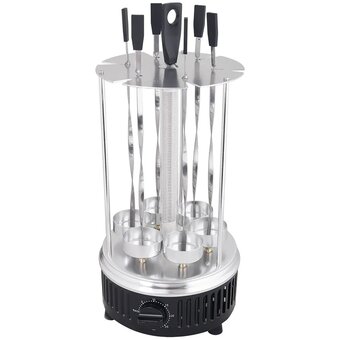  Электрошашлычница VLK Palermo-6600 стальной/черный 