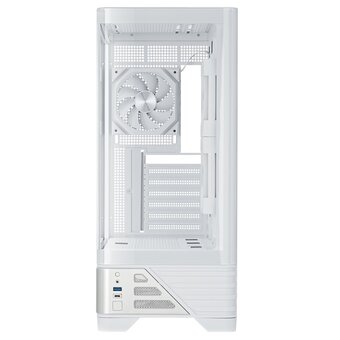  Корпус 1STPLAYER MC8 White (MC8-WH-2FH7R-W-1FH7-W-HUB3) / ATX / 5.5" LCD display / 3x120mm ARGB fans hub 