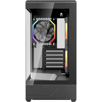  Корпус 1STPLAYER GM6 Black (GM6-BK-2FH7R-1FH7) / mATX / 3x120mm ARGB fans 
