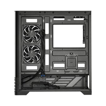  Корпус 1STPLAYER MC8 Black (MC8-BK-2FH7R-1FH7-HUB3) / ATX / 5.5" LCD display / 3x120mm ARGB fans hub 