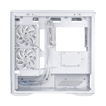  Корпус 1STPLAYER GM6 White (GM6-WH-2FH7R-W-1FH7-W) / mATX / 3x120mm ARGB fans 