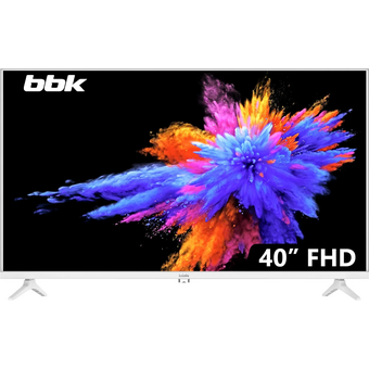  Телевизор BBK 40LEM-1054/FTS2C (W) белый 