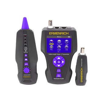  Измеритель длины кабеля Ermenrich NetGeeks NL80 85673 фиолетовый 