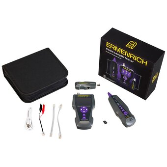  Измеритель длины кабеля Ermenrich NetGeeks NL80 85673 фиолетовый 