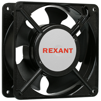  Вентилятор Rexant RХ 12038HST 220VAC (72-6121) черный 