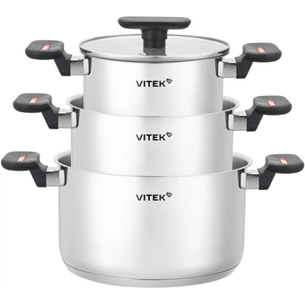  Набор кастрюль Vitek VT-SS1266 Вайб 6 предметов 