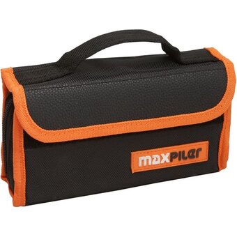  Набор торцевых головок Maxpiler MXT-37-SB в сумке с инструментом 37 предметов, 1/4", CrV, сумка оксфорд 