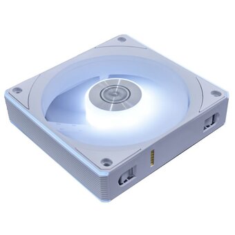  Вентилятор Lian Li Uni Fan CL Flex 120 Reverse Blade / 12RCL1F1W White (G9F.12RCL1F1W.R0) / 120x124x28мм (PWM, ARGB, 2100 об/мин (Max.), 30.8dBa) 