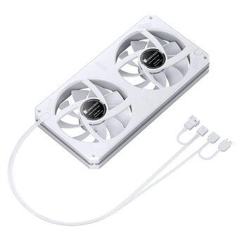  Вентилятор JONSBO XA-240W (2 in 1) 242х123х28мм (PWM, ARGB LED, 700-2400об/мин, белый) Retail 