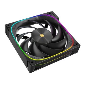  Вентилятор Geometric Future Squama Ultimate 3003B-14 Black (1F3003B114000) 140mm / ARGB, PWM, 140x140x30 mm, 800-2400 rpm, 106 cfm, 36 dBA 