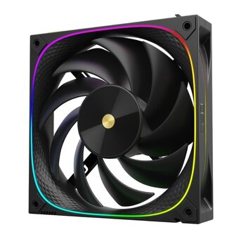  Вентилятор Geometric Future Squama Ultimate 3003B-14 Black (1F3003B114000) 140mm / ARGB, PWM, 140x140x30 mm, 800-2400 rpm, 106 cfm, 36 dBA 