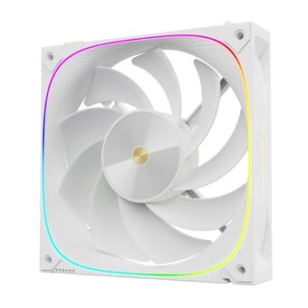  Вентилятор Geometric Future Squama Ultimate 3003RW-14 Reverse White (1F3003R114100) 140mm / ARGB, PWM, 140x140x30 mm, 800-2100 rpm, 95 cfm, 36 dBA 