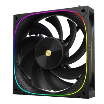  Вентилятор Geometric Future Squama Ultimate 3003RB-14 Reverse Black (1F3003R114000) 140mm / ARGB, PWM, 140x140x30 mm, 800-2100 rpm, 95 cfm, 36 dBA 