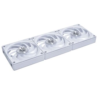  Комплект вентиляторов (3шт.) Lian Li Uni Fan CL Flex 120 / 12CL1F3W White (G9F.12CL1F3W.R0) / 120x124x28мм (PWM, ARGB, 2150 об/мин (Max.), 29.8dBa) 