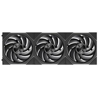  Комплект вентиляторов (3шт.) Lian Li Uni Fan TL Flex 120 / 12TL1F3B Black (G9F.12TL1F3B.R0) / 120x124x28мм (PWM, ARGB, 2600 об/мин (Max.), 33dBa) 
