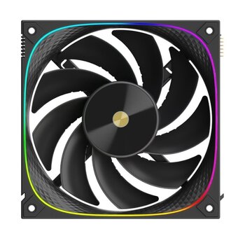  Вентилятор Geometric Future Squama Ultimate 3003RB-14 Reverse Black (1F3003R114000) 140mm / ARGB, PWM, 140x140x30 mm, 800-2100 rpm, 95 cfm, 36 dBA 