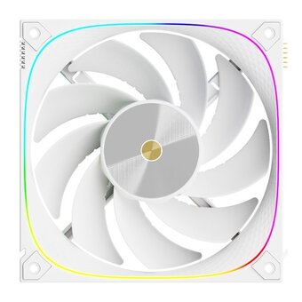  Вентилятор Geometric Future Squama Ultimate 3003RW-14 Reverse White (1F3003R114100) 140mm / ARGB, PWM, 140x140x30 mm, 800-2100 rpm, 95 cfm, 36 dBA 