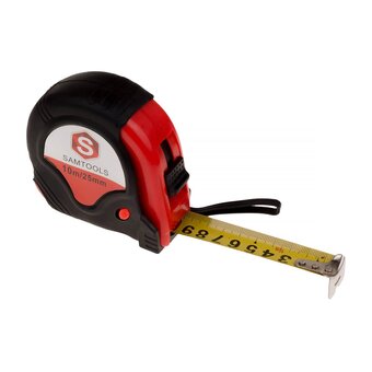  Рулетка SAMGRUPP SAMC-063001000 10м с прорезиненным корпусом 