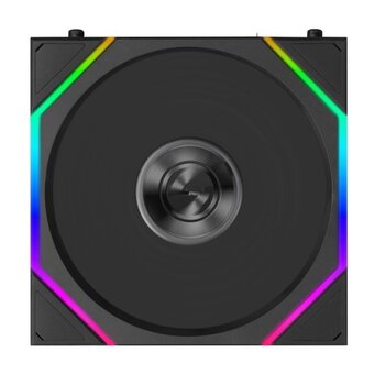  Комплект вентиляторов (3шт.) Lian Li Uni Fan TL Flex 120 / 12TL1F3B Black (G9F.12TL1F3B.R0) / 120x124x28мм (PWM, ARGB, 2600 об/мин (Max.), 33dBa) 