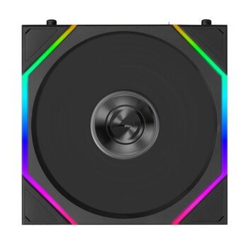  Комплект вентиляторов (3шт.) Lian Li Uni Fan TL Flex 120 Reverse Blade / 12RTL1F3B Black (G9F.12RTL1F3B.R0) / 120x124x28мм (PWM, ARGB, 2300 об/мин) 