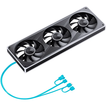  Вентилятор JONSBO ZE-360BR (3 in 1) 362х123х28мм Reverse (PWM, ARGB LED, 700-1800об/мин, черный) Retail 