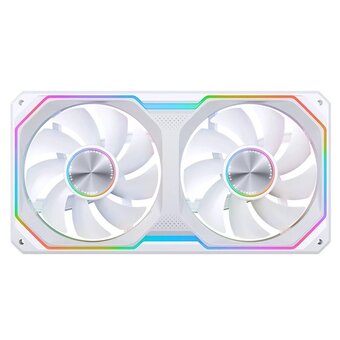  Вентилятор JONSBO XA-240W (2 in 1) 242х123х28мм (PWM, ARGB LED, 700-2400об/мин, белый) Retail 