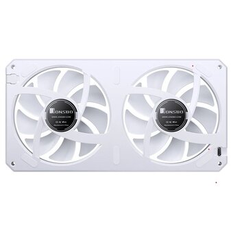  Вентилятор JONSBO XA-240W (2 in 1) 242х123х28мм (PWM, ARGB LED, 700-2400об/мин, белый) Retail 