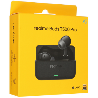  Наушники Realme Buds T500 Pro черный Global 