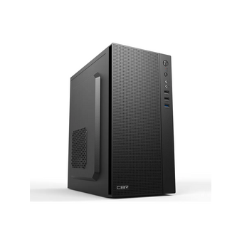  Корпус CBR MX12 (PCC-MATX-MX12-550W), Minitower c БП 550W PSU-550-12MD (550W/120mm), mATX, 1*USB 3.0, 2*USB 2.0, HD Audio+Mic, Black 