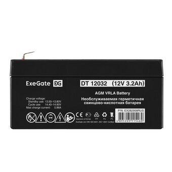  АКБ ExeGate DT 12032-F112V 3.2Ah, клеммы F1 (EX282958RUS) 