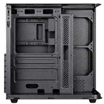 Корпус CBR Cube X850BK (PCC-ATX-X850BK-WPSU), без БП, ATX, 1*USB Type-C, 1*USB 3.0, 1*USB 2.0, HD Audio+Mic, Black 