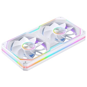  Вентилятор JONSBO XA-240WR (2 in 1) 242х123х28мм Reverse (PWM, ARGB LED, 700-1800об/мин, белый) Retail 