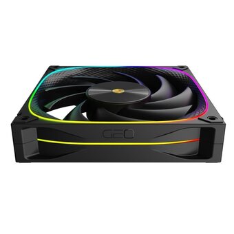  Вентилятор Geometric Future Squama Ultimate 3003B-14 Black (1F3003B114000) 140mm / ARGB, PWM, 140x140x30 mm, 800-2400 rpm, 106 cfm, 36 dBA 