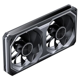  Вентилятор JONSBO XA-240BR (2 in 1) 242х123х28мм Reverse (PWM, ARGB LED, 700-1800об/мин, черный) Retail 