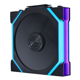  Комплект вентиляторов (3шт.) Lian Li Uni Fan SL Flex 120 Reverse Blade / 12RSL1F3B Black (G9F.12RSL1F3B.R0) / 120x124,5x28мм (PWM, ARGB, 2000 об/мин) 