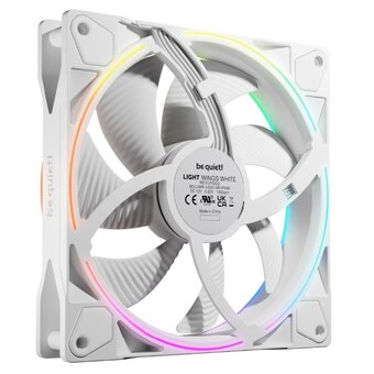  Вентилятор реверсный be quiet! Light Wings 140mm PWM Reverse (BL135) белый 