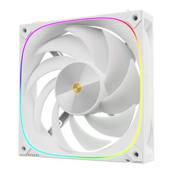  Комплект вентиляторов (3 шт.) Geometric Future Squama Ultimate 3003W-14 White (1F3003W314000) 140mm / ARGB, PWM, 140x140x30 mm, 800-2400 rpm 