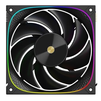  Вентилятор Geometric Future Squama Ultimate 3003B-14 Black (1F3003B114000) 140mm / ARGB, PWM, 140x140x30 mm, 800-2400 rpm, 106 cfm, 36 dBA 