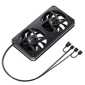  Вентилятор JONSBO XA-240BR (2 in 1) 242х123х28мм Reverse (PWM, ARGB LED, 700-1800об/мин, черный) Retail 