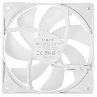  Вентилятор реверсный be quiet! Light Wings LX 120mm PWM Reverse (BL133) белый 