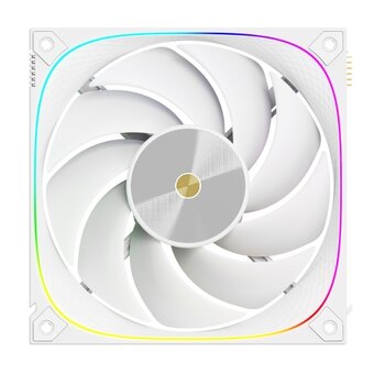  Комплект вентиляторов (3 шт.) Geometric Future Squama Ultimate 3003W-14 White (1F3003W314000) 140mm / ARGB, PWM, 140x140x30 mm, 800-2400 rpm 